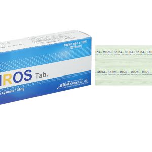 Stiros Tab. 125mg trị viêm khớp dạng thấp, đau cơ, đau dây thần kinh (10 vỉ x 10 viên)
