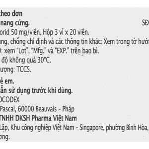 Stresam 50mg trị rối loạn lo âu (3 vỉ x 20 viên)