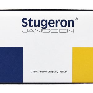 Stugeron 25mg trị rối loạn tuần hoàn não, say tàu xe (25 vỉ x 10 viên)
