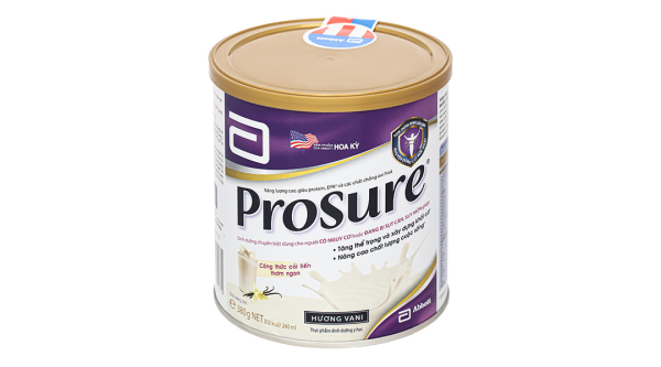 Sữa bột Prosure cho người đang hoặc có nguy cơ sụt cân do hao mòn hương vani (380g)