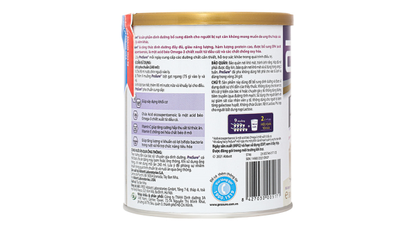 Sữa bột Prosure cho người đang hoặc có nguy cơ sụt cân do hao mòn hương vani (380g)