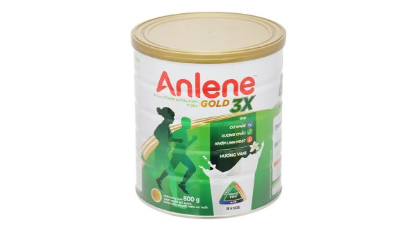 Sữa bột Anlene Gold 3X giàu Canxi cho người trên 40 tuổi hương vani (800g)