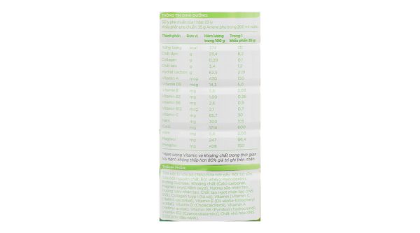 Sữa bột Anlene Gold 3X giàu Canxi cho người trên 40 tuổi hương vani (800g)