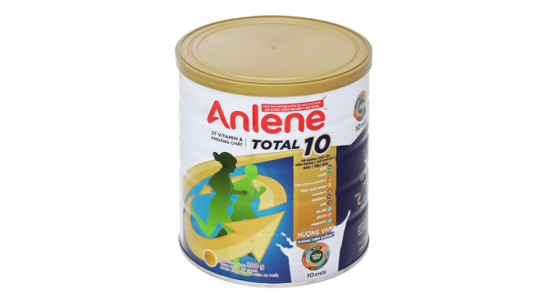 Sữa bột Anlene Total 10 bổ sung dưỡng chất cho người trên 40 tuổi hương vani (800g)