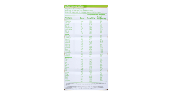 Sữa bột Anlene Total 10 bổ sung dưỡng chất cho người trên 40 tuổi hương vani (800g)