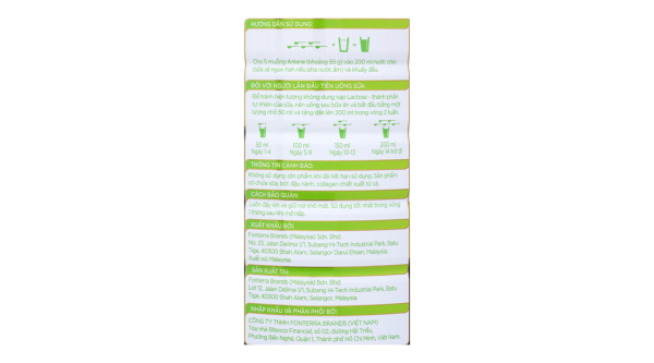 Sữa bột Anlene Total 10 bổ sung dưỡng chất cho người trên 40 tuổi hương vani (800g)