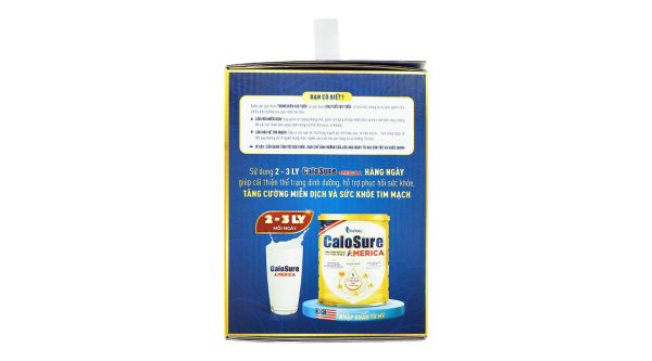 Sữa bột CaloSure America tăng cường miễn dịch và sức khỏe tim mạch (800g)