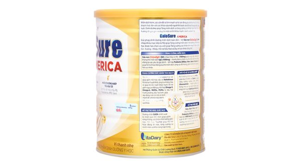 Sữa bột CaloSure America tăng cường miễn dịch và sức khỏe tim mạch (800g)