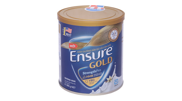 Sữa bột Ensure Gold Strengthpro phục hồi và tăng cường sức khỏe hương vani (380g)