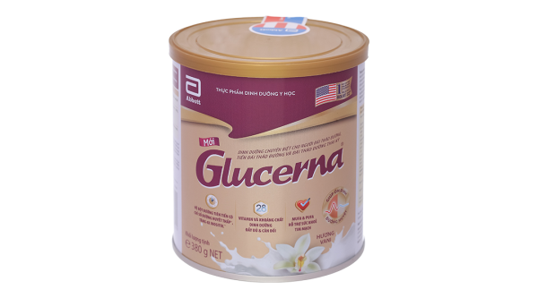 Sữa bột Glucerna bổ sung dinh dưỡng cho người tiểu đường hương vani (380g)