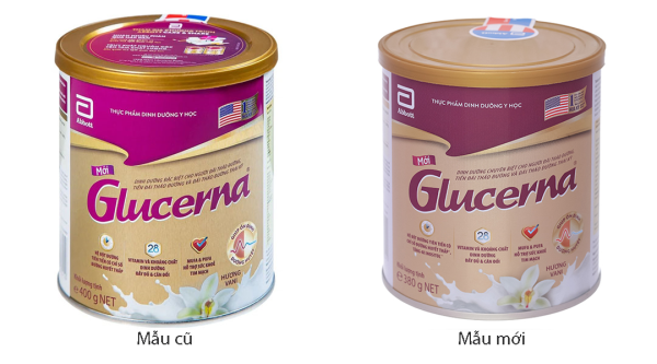 Sữa bột Glucerna bổ sung dinh dưỡng cho người tiểu đường hương vani (380g)