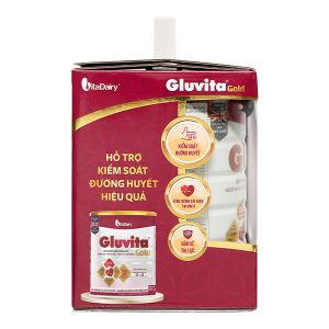 Sữa bột Gluvita Gold bổ sung dinh dưỡng cho người đái tháo đường (900g)