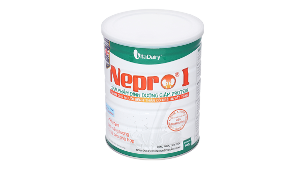 Sữa bột Nepro 1 bổ sung dinh dưỡng cho người bệnh thận tăng ure huyết (900g)