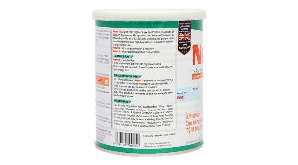 Sữa bột Nepro 1 bổ sung dinh dưỡng cho người bệnh thận tăng ure huyết (400g)