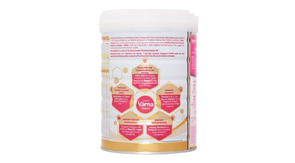 Sữa bột Nutifood Varna Diabetes bổ sung dinh dưỡng cho người đái tháo đường (850g)