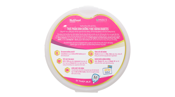 Sữa bột Nutifood Varna Diabetes bổ sung dinh dưỡng cho người đái tháo đường (850g)