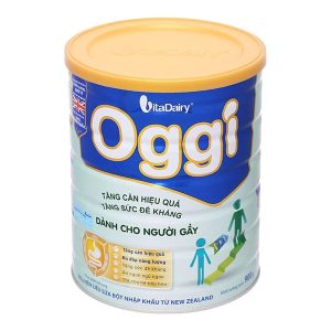 Sữa bột Oggi giúp tăng cân hiệu quả cho người lớn, trẻ em trên 3 tuổi (900g)