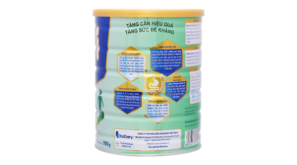 Sữa bột Oggi giúp tăng cân hiệu quả cho người lớn, trẻ em trên 3 tuổi (900g)