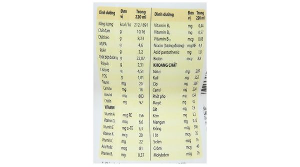 Sữa bột pha sẵn Glucerna cho người đái tháo đường hương vani (220ml)