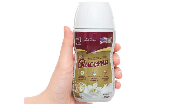 Sữa bột pha sẵn Glucerna cho người đái tháo đường hương vani (220ml)
