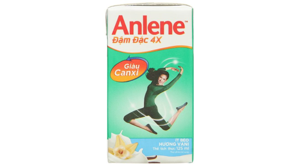 Sữa bột pha sẵn Anlene đậm đặc 4x cho người từ 19 tuổi hương vani (125ml)