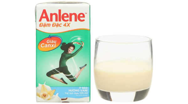Sữa bột pha sẵn Anlene đậm đặc 4x cho người từ 19 tuổi hương vani (125ml)