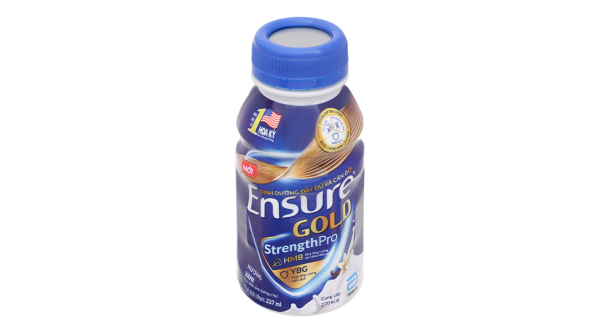 Sữa bột pha sẵn Ensure Gold Strengthpro tăng cường sức khỏe hương vani (237ml)