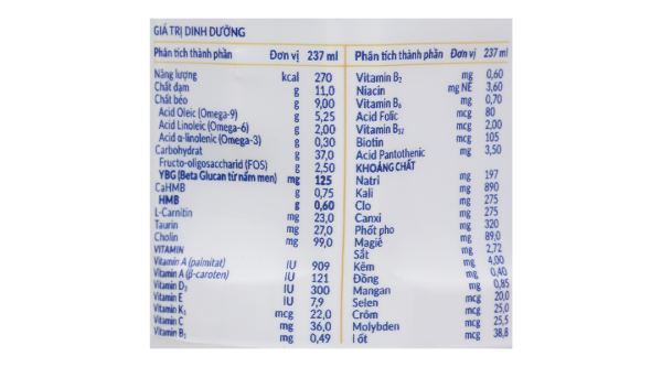 Sữa bột pha sẵn Ensure Gold Strengthpro tăng cường sức khỏe hương vani (237ml)