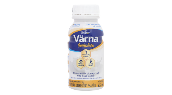 Sữa bột pha sẵn Nutifood Varna Complete bổ sung dinh dưỡng cho người ốm, bệnh (237ml)