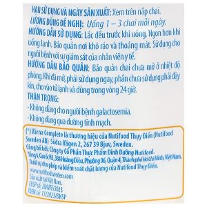 Sữa bột pha sẵn Nutifood Varna Complete bổ sung dinh dưỡng cho người ốm, bệnh (237ml)