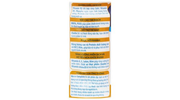 Sữa bột pha sẵn Nutifood Varna Complete bổ sung dinh dưỡng cho người ốm, bệnh (237ml)