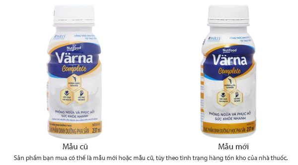 Sữa bột pha sẵn Nutifood Varna Complete bổ sung dinh dưỡng cho người ốm, bệnh (237ml)