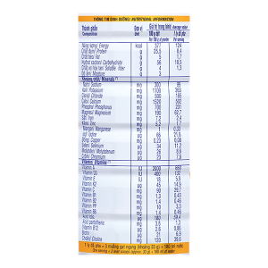 Sữa bột Vinamilk Canxipro bổ sung canxi cho người trên 30 tuổi (900g)