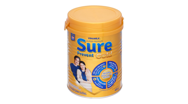 Sữa bột Vinamilk Sure Prevent Gold giúp tăng cường, hồi phục sức khỏe (400g)
