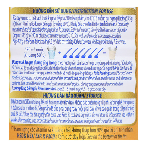 Sữa bột Vinamilk Sure Prevent Gold giúp tăng cường, hồi phục sức khỏe (400g)