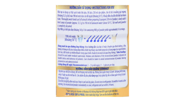 Sữa bột Vinamilk Sure Prevent Gold giúp tăng cường, hồi phục sức khỏe (900g)