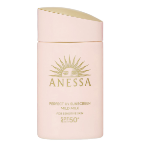 Sữa chống nắng Anessa Mild Milk SPF50+/PA++++ dịu nhẹ cho da nhạy cảm chai 60ml