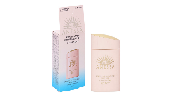 Sữa chống nắng Anessa Mild Milk SPF50+/PA++++ dịu nhẹ cho da nhạy cảm chai 60ml
