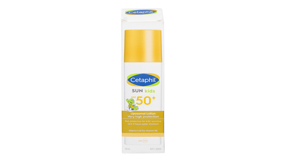 Sữa chống nắng Cetaphil Sun Kids Liposomal lotion SPF50+ dịu lành cho bé chai 150ml