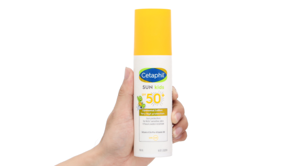 Sữa chống nắng Cetaphil Sun Kids Liposomal lotion SPF50+ dịu lành cho bé chai 150ml