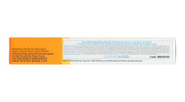 Sữa chống nắng La Roche-Posay Anthelios UVMune 400 Invisible Fluide chai 50ml