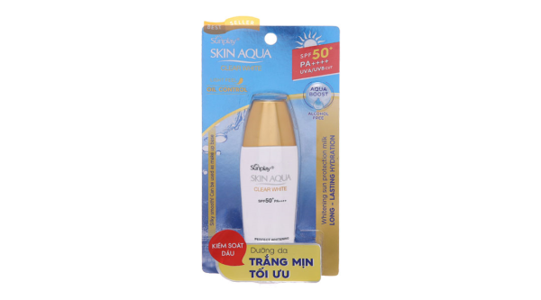 Sữa chống nắng Sunplay Skin Aqua Clear White SPF 50+/PA++++ chai 25g