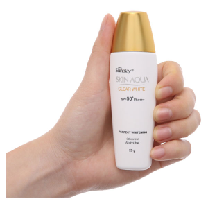 Sữa chống nắng Sunplay Skin Aqua Clear White SPF 50+/PA++++ chai 25g