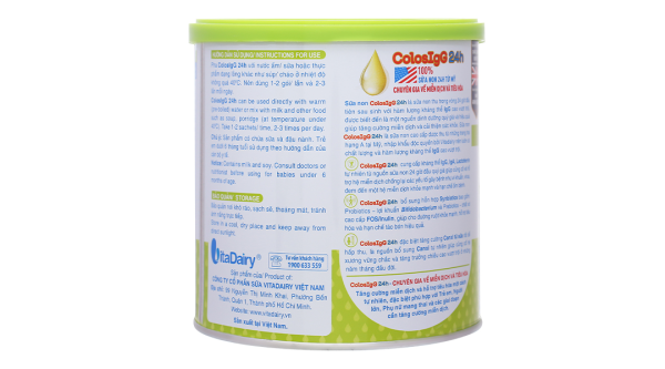 Sữa non ColosIgG 24h giúp tăng cường miễn dịch, hệ tiêu hóa khỏe mạnh (60 gói x 1,5g)