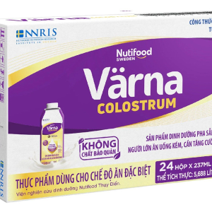 Sữa bột pha sẵn Varna Colostrum bổ sung dinh dưỡng, tăng đề kháng (24 chai x 237ml)