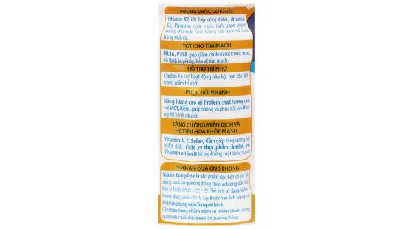 Sữa bột pha sẵn Nutifood Varna Complete giúp bổ sung dinh dưỡng (6 chai x 237ml)