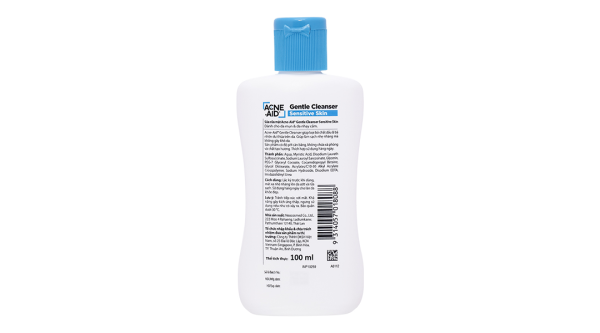 Sữa rửa mặt Acne- Aid Gentle Cleanser làm sạch cho da mụn, nhạy cảm chai 100ml