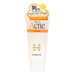 Sữa rửa mặt Rosette Men's Acne Foam ngừa mụn cho nam tuýp 120g