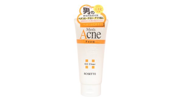 Sữa rửa mặt Rosette Men's Acne Foam ngừa mụn cho nam tuýp 120g