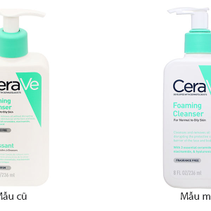 Sữa rửa mặt CeraVe Foaming Cleanser làm sạch sâu cho da dầu chai 236ml